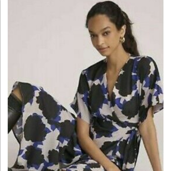 Hutch Geo Wrap Dress from Anthropologie size small - Picture 3 of 9